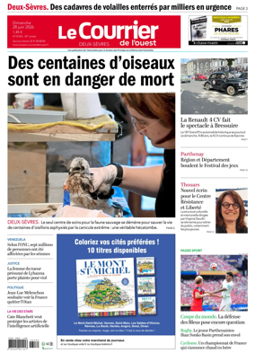 Cover of Le Courrier de l’Ouest (Deux-Sevres)