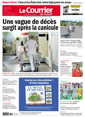Cover of Le Courrier de l’Ouest (Nord Anjou)