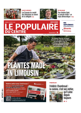 Cover of Le Populaire du Centre (Haute-Vienne)