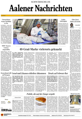Cover of Aalener Nachrichten
