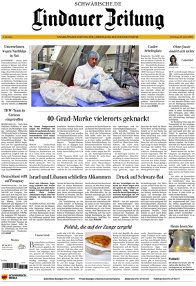 Cover of Lindauer Zeitung