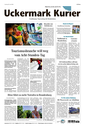 Cover of Prenzlauer Zeitung