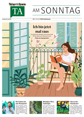 Cover of Thuringer Allgemeine (TA am Sonntag)