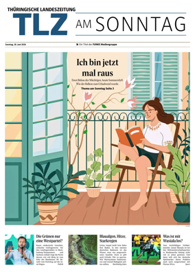 Cover of Thuringische Landeszeitung (TLZ am Sonntag)