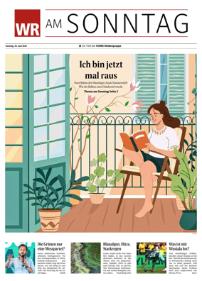 Cover of Westfalische Rundschau (WR am Sonntag)