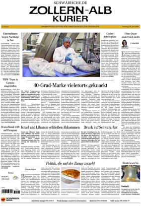 Cover of Zollern-Alb-Kurier (Balingen)