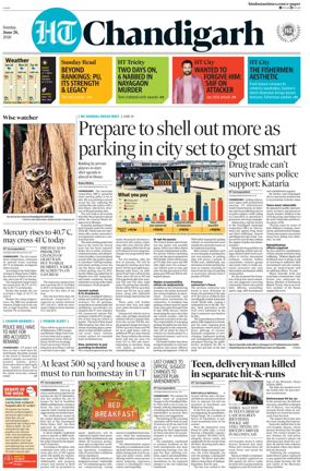 Cover of Hindustan Times (Chandigarh) - Live