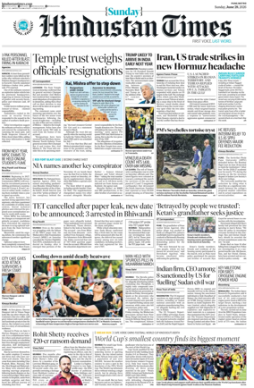 Cover of Hindustan Times ST (Pune)