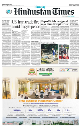 Cover of Hindustan Times Uttarakhand