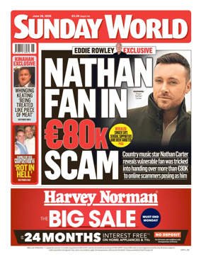 Cover of Sunday World (Ireland)