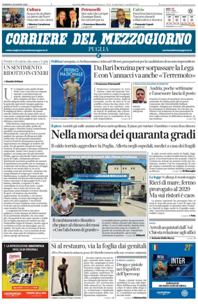 Cover of Corriere del Mezzogiorno (Puglia)