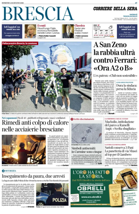 Cover of Corriere della Sera (Brescia)