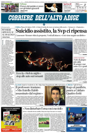 Cover of Corriere dell'Alto Adige