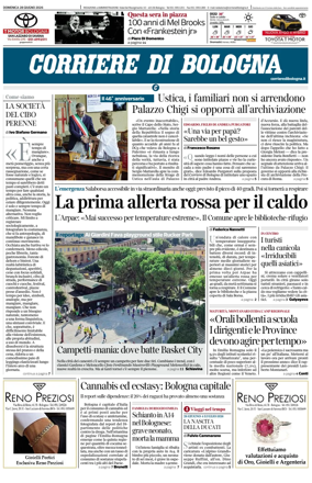 Cover of Corriere di Bologna