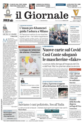 Cover of Il Giornale (Italy)