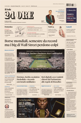 Cover of Il Sole 24 Ore