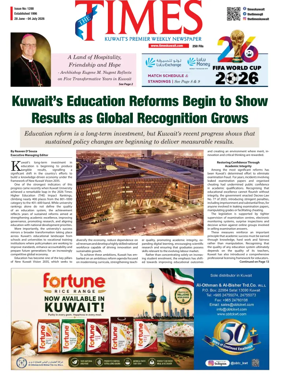 Cover of The Times Kuwait