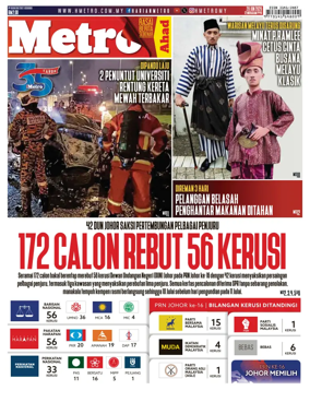 Cover of Harian Metro