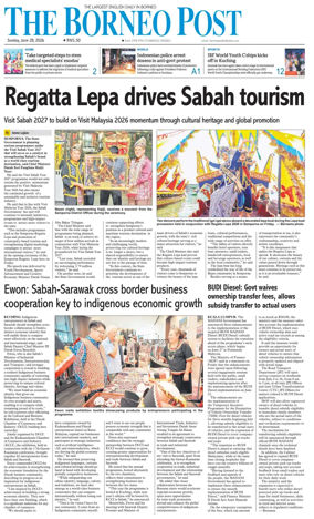 Cover of The Borneo Post (Sabah)