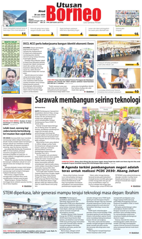 Cover of Utusan Borneo (Sarawak)