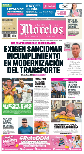 Cover of Diario de Morelos