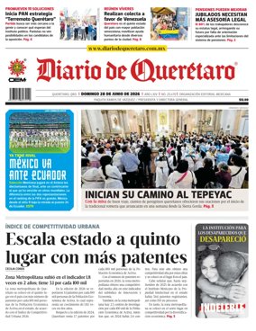 Cover of Diario de Queretaro