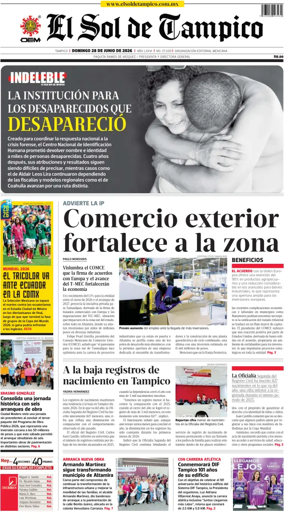 Cover of El Sol de Tampico