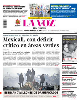 Cover of La Voz de la Frontera