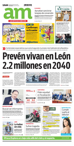 Cover of Periodico AM (Leon)
