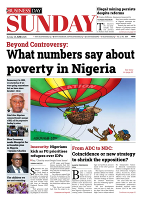 Cover of Business Day (Nigeria)