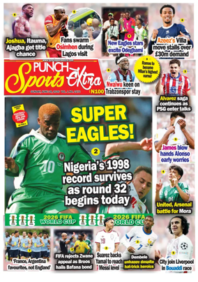 Cover of Punch Sports Extra