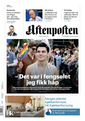Cover of Aftenposten