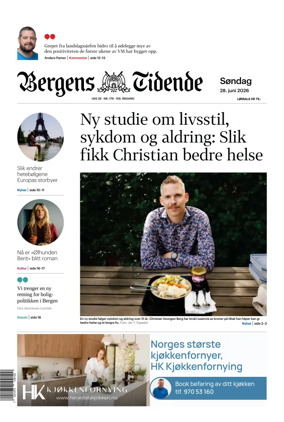 Cover of Bergens Tidende