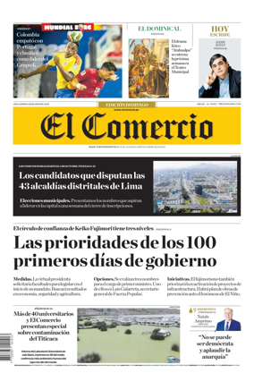 Cover of Diario El Comercio