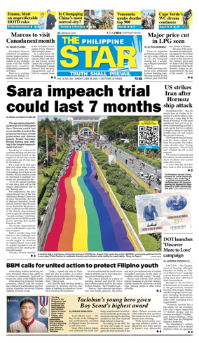 Cover of The Philippine Star