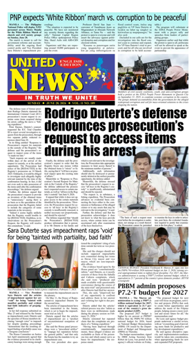 Cover of United News - English Edition