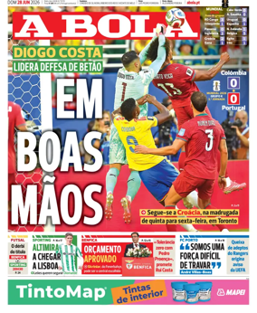 Cover of A BOLA (Portuguese)