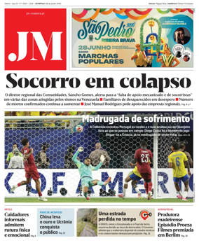 Cover of Jornal Madeira