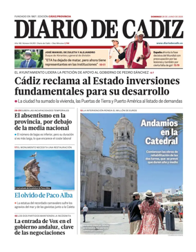 Cover of Diario de Cadiz