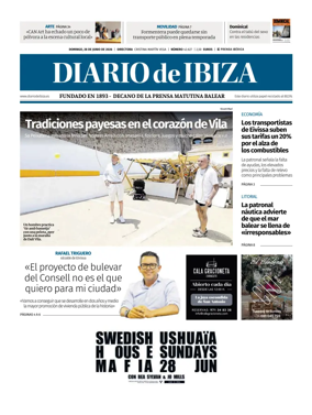 Cover of Diario de Ibiza