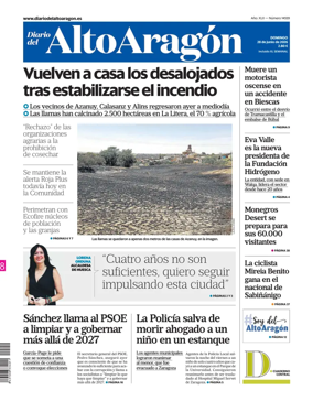 Cover of Diario del Alto Aragon