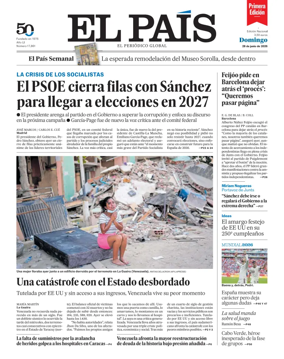 Cover of EL PAIS primera edicion