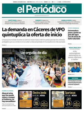 Cover of El Periodico Extremadura
