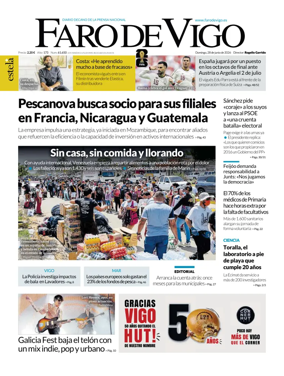Cover of Faro de Vigo
