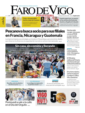 Cover of Faro de Vigo (Pontevedra)