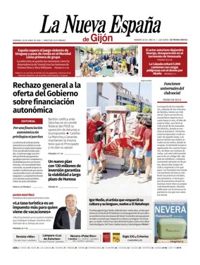 Cover of La Nueva Espana (Gijon)