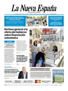 Cover of La Nueva Espana (Oviedo)