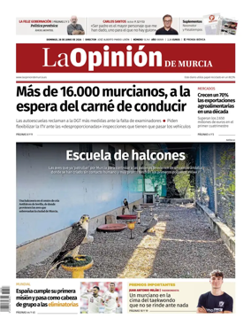 Cover of La Opinion de Murcia