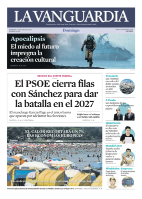 Cover of La Vanguardia