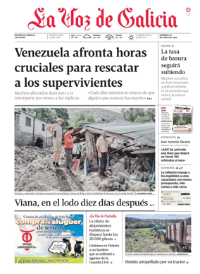 Cover of La Voz de Galicia (Carballo)